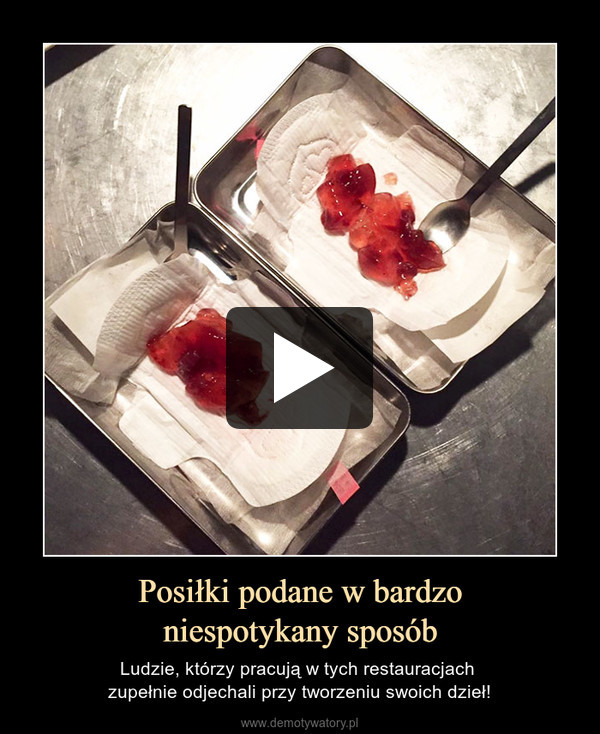 Posiłki podane w bardzoniespotykany sposób – Ludzie, którzy pracują w tych restauracjach zupełnie odjechali przy tworzeniu swoich dzieł! 