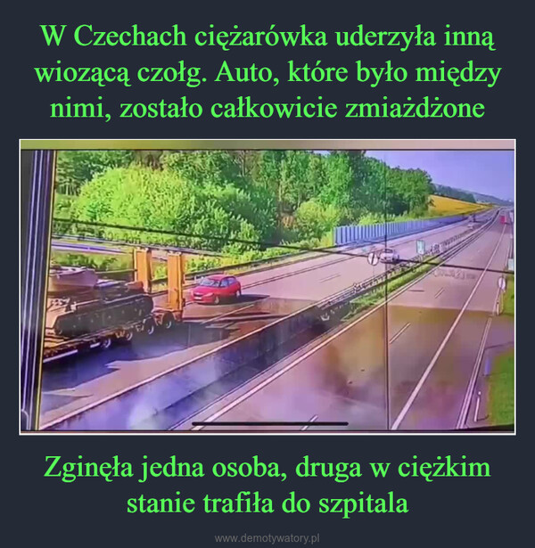 Zginęła jedna osoba, druga w ciężkim stanie trafiła do szpitala –  