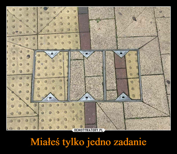 Miałeś tylko jedno zadanie –  