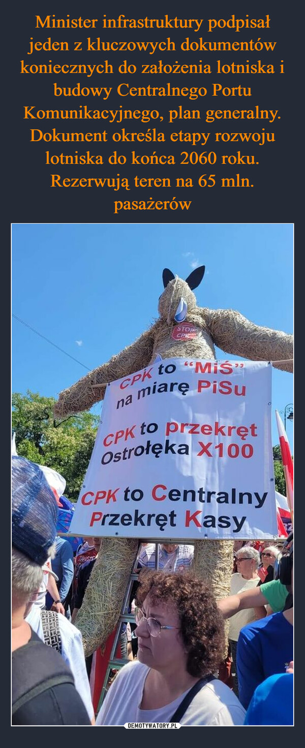  –  STOPCPRCPK to "Miś"miarę PiSunaOstrołęka X100CPK to przekrętCPK to CentralnyPrzekręt Kasy