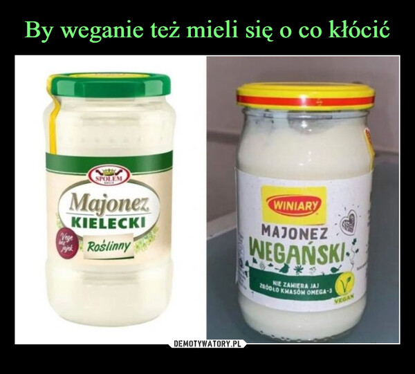  –  staySPOLEMRESMajonezKIELECKIRoślinnyVegeWINIARYMAJONEZWEGANSKIZRODLO KMASON OMEGA-3NIE ZAMIERA JAJVEGAN