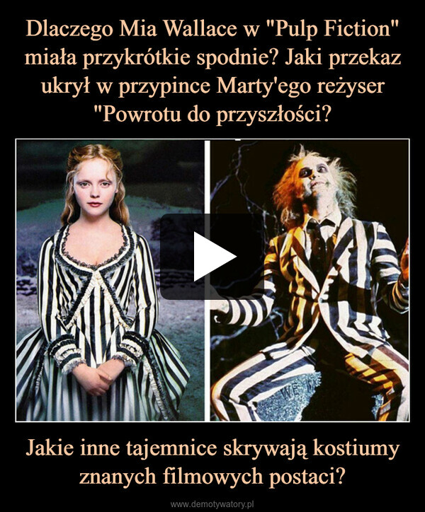 Jakie inne tajemnice skrywają kostiumy znanych filmowych postaci? –  