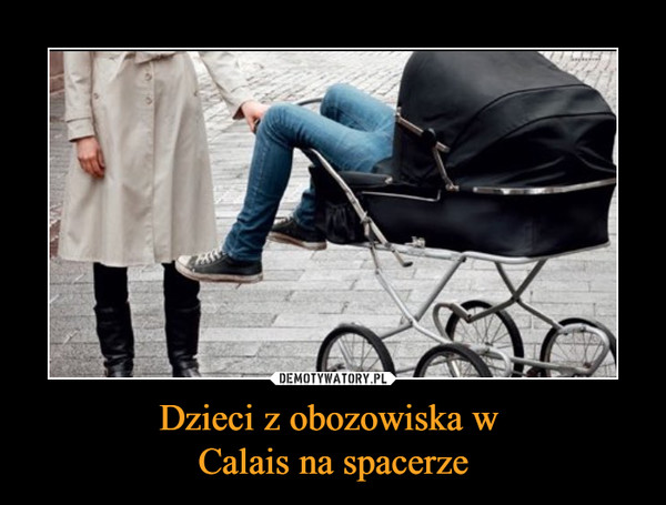 Dzieci z obozowiska w Calais na spacerze –  