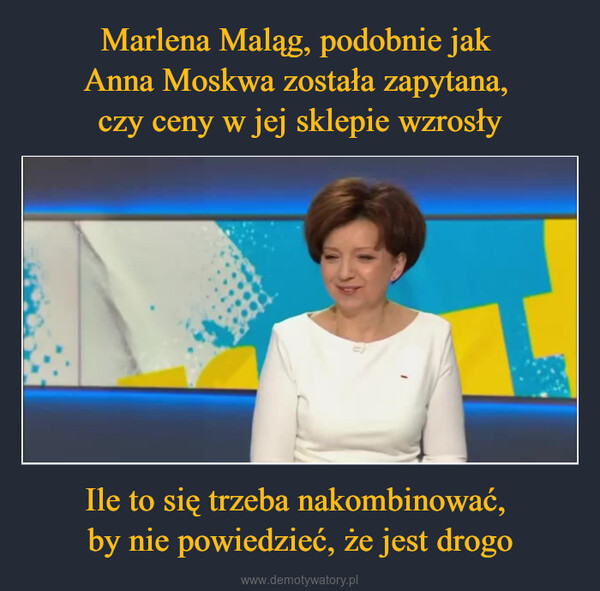 Ile to się trzeba nakombinować, by nie powiedzieć, że jest drogo –  