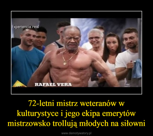 72-letni mistrz weteranów w kulturystyce i jego ekipa emerytów mistrzowsko trollują młodych na siłowni –  