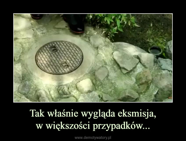 Tak właśnie wygląda eksmisja,w większości przypadków... –  