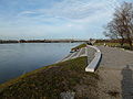 Bei Hochwasser (Pegel Maxau 795 cm)