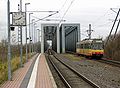 Die Eisenbahnbrücke über den Rhein