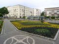 Der Kolpingplatz, von der Südwestecke gesehen