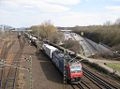 AVG-Stadtbahnbrücke, welche den Rangierbahnhof und die Südtangente überquert