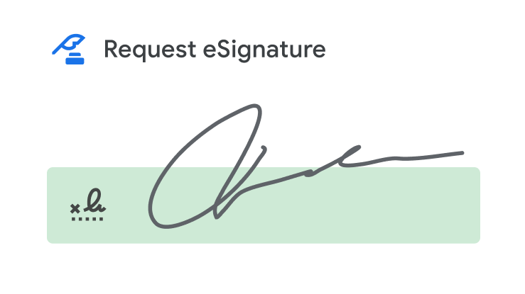  eSignature support in Docs