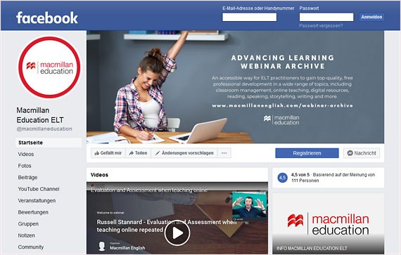 Facebook Macmillan Education © Springer Nature