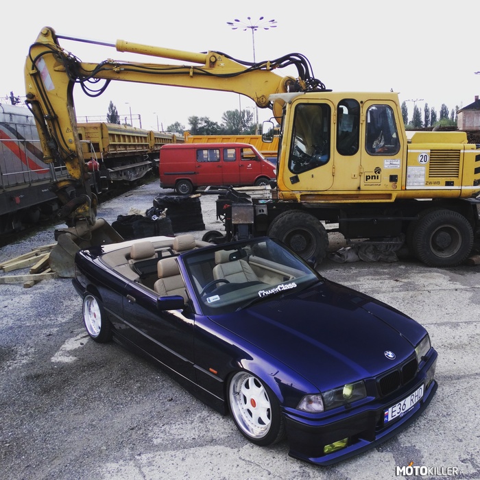 E36 RHD by DariuszEsz – Popsute cabrio z kierownicą nie z tej strony. 