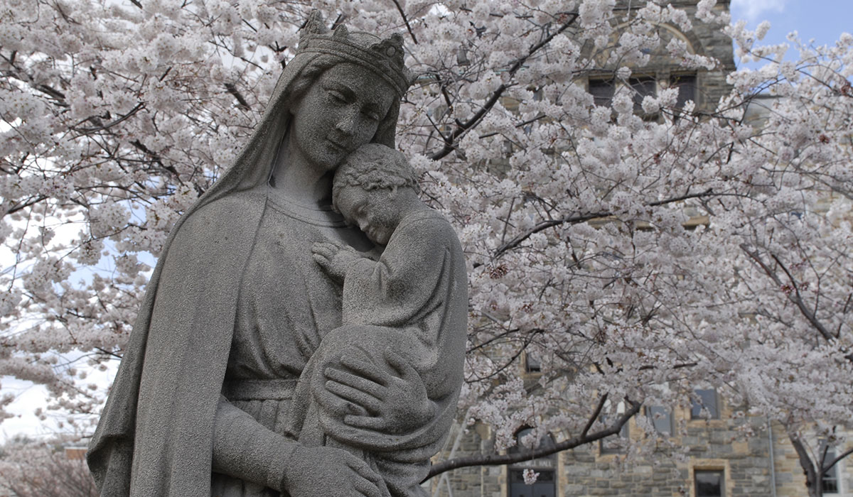 Mary's statue