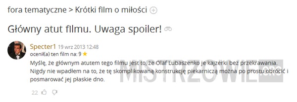 Główny atut filmu –  