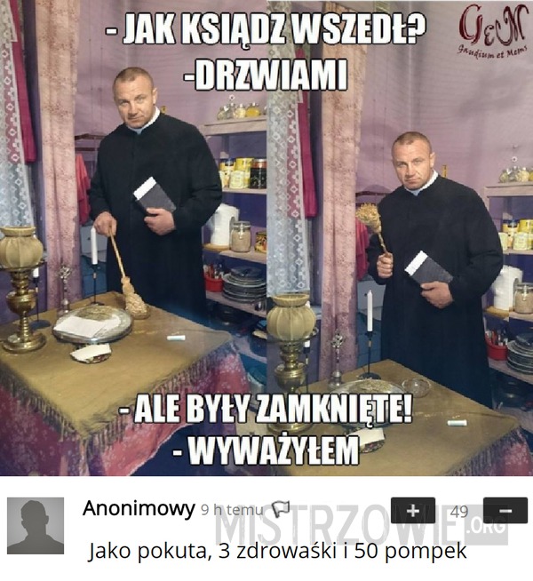 Pudzian po kolędzie –  