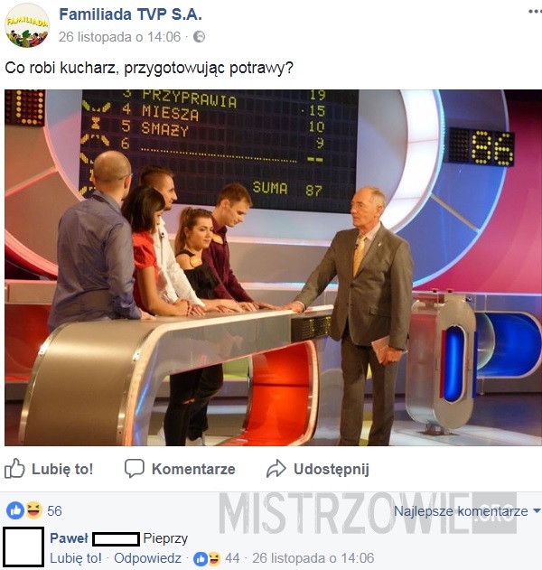 Co robi kucharz, przygotowując potrawy? –  