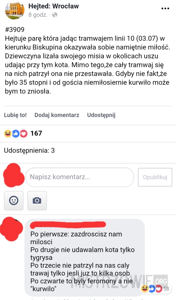 Tramwajowe miłostki –  