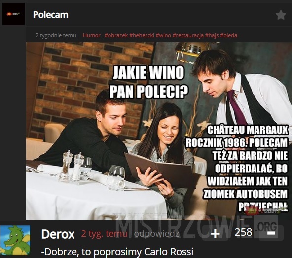 Polecam –  