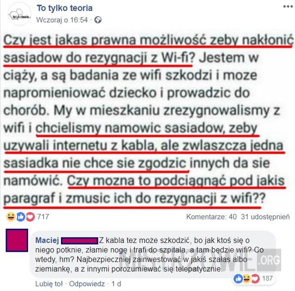 Prawna możliwość –  