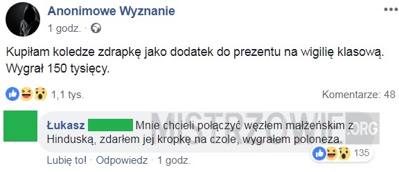 Kupiłam koledze... –  