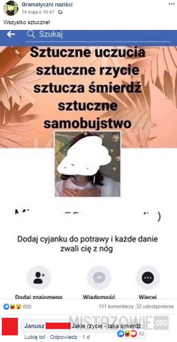 Wszystko sztuczne –  