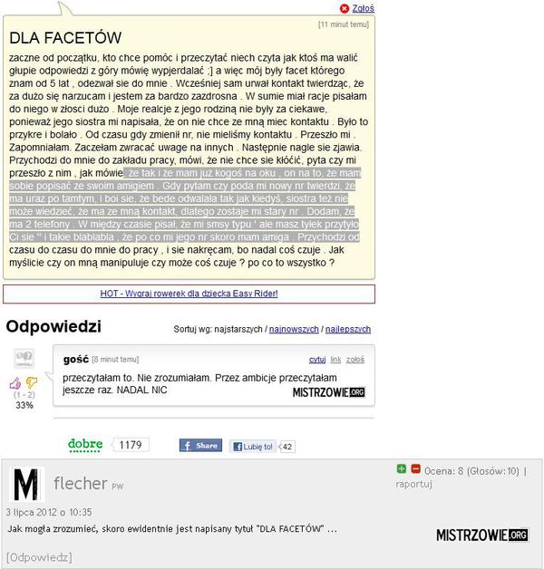 Dla facetów –  