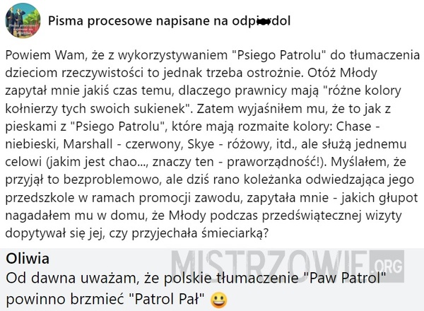 Tłumaczenie rzeczywistości –  