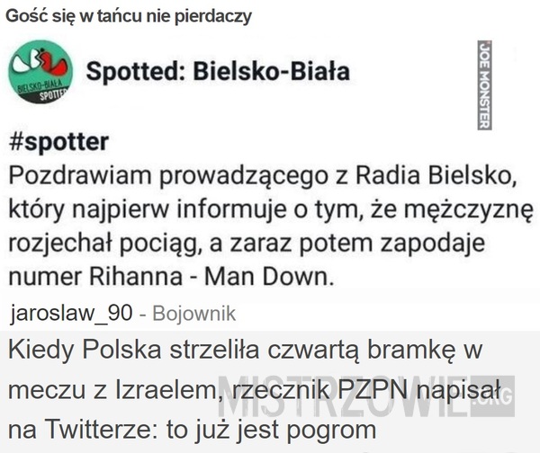 Gość się w tańcu nie pierdaczy –  