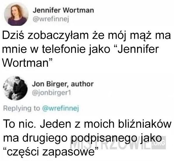 Dziś zobaczyłam że... –  