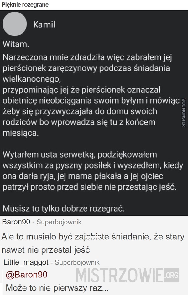 Pięknie rozegrane –  