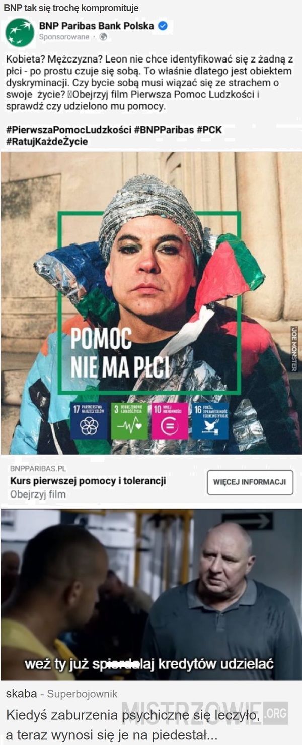 BNP tak się trochę kompromituje –  