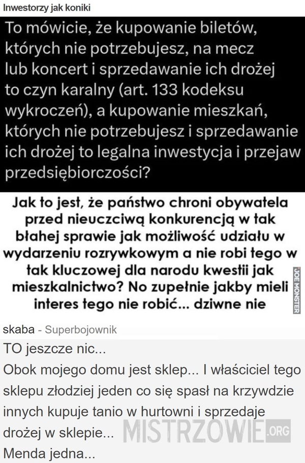 Inwestorzy jak koniki –  