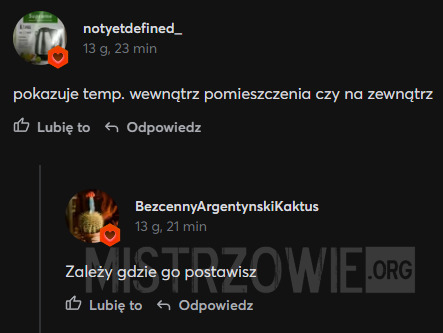 Względność temperaturowo miejscowa –  