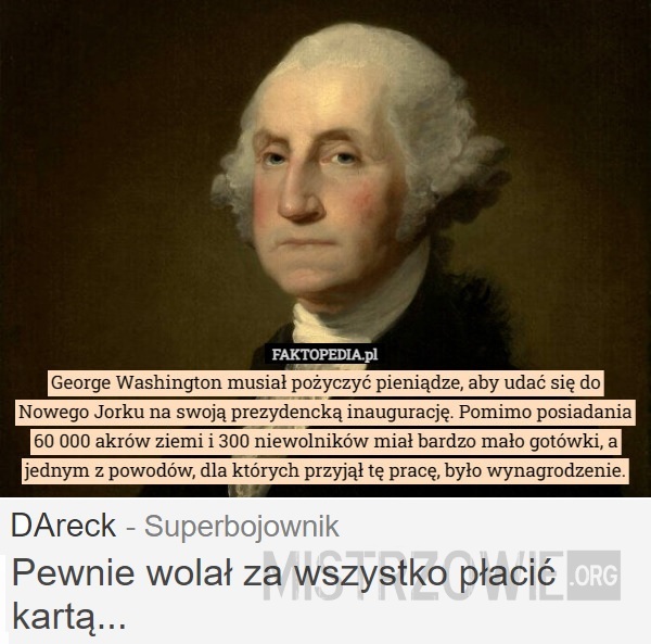 George Washington –  