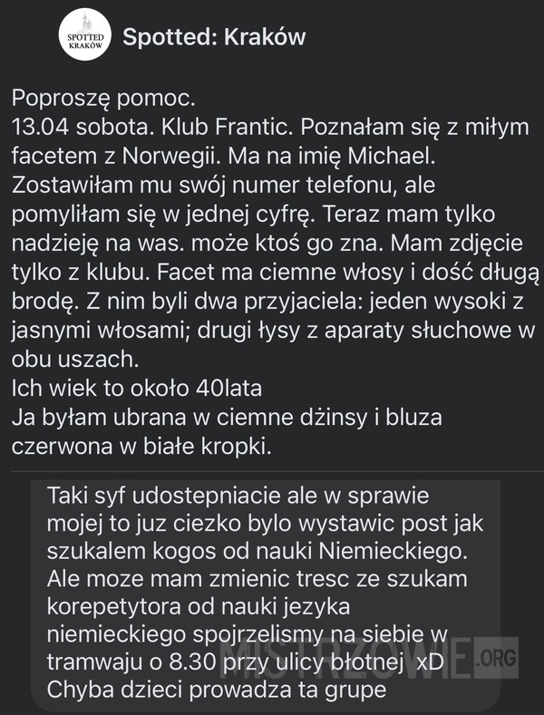 Poproszę pomoc... –  