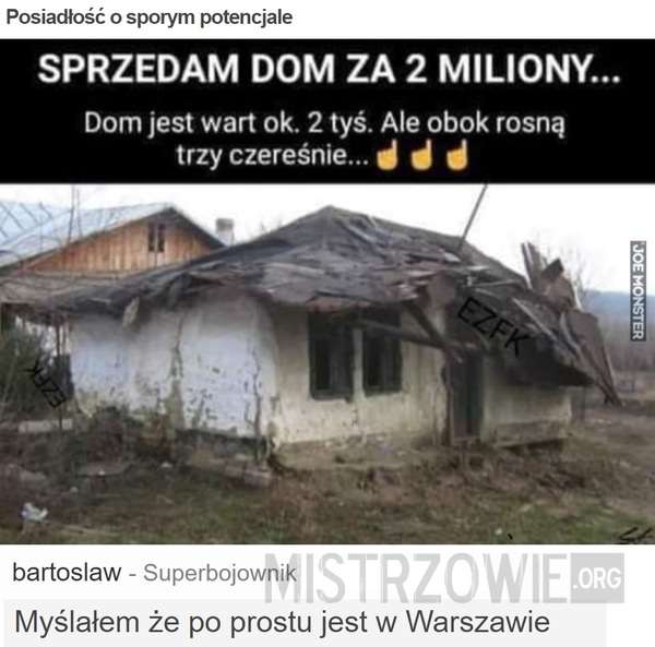 Posiadłość o sporym potencjale –  