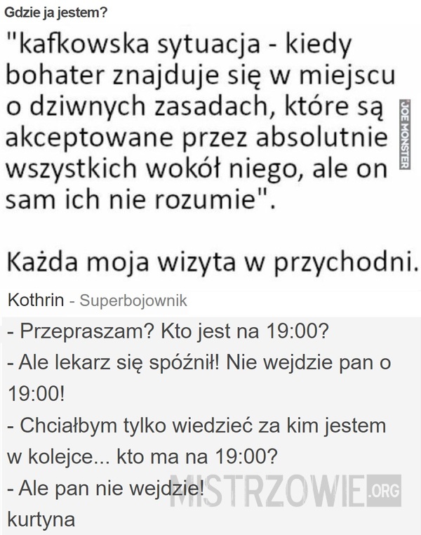 Gdzie ja jestem? –  