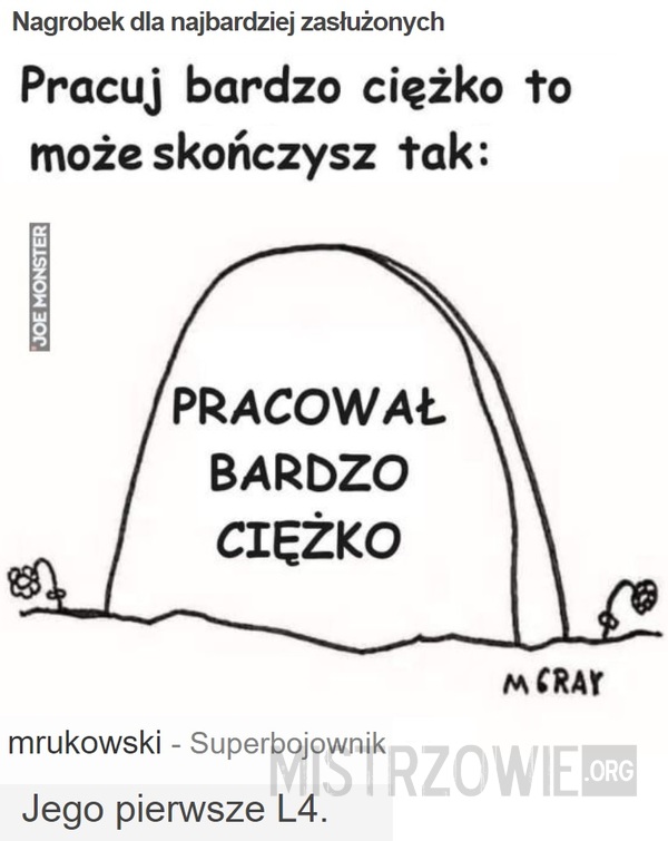 Nagrobek dla najbardziej zasłużonych –  