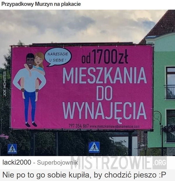 Przypadkowy Murzyn na plakacie –  