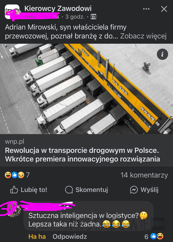 Inteligencja w logistyce –  