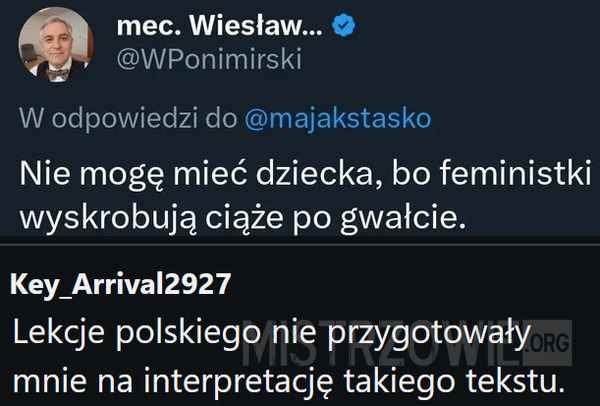 Interpretacja własna... –  