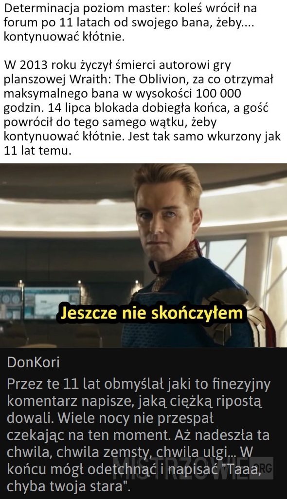 Zdeterminowany gość –  