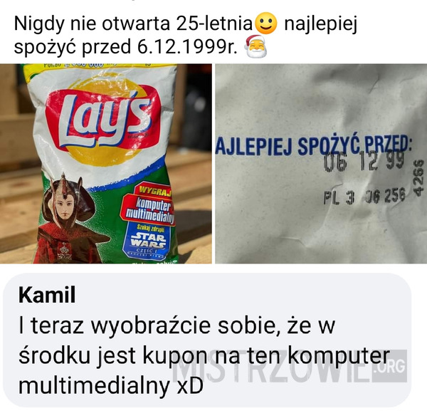 Paczka chipsów –  