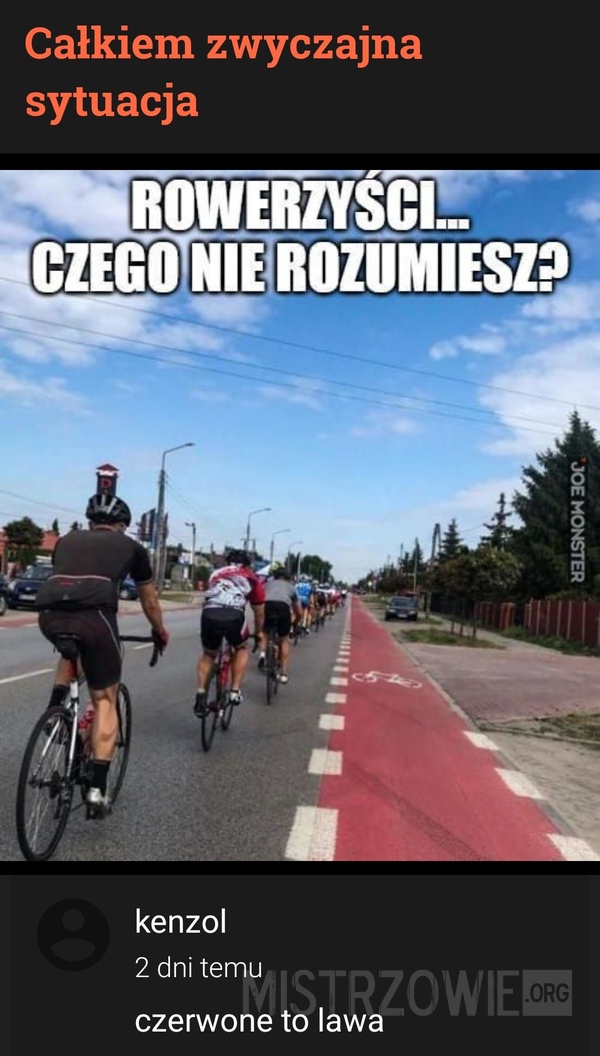 Rowerzyści –  