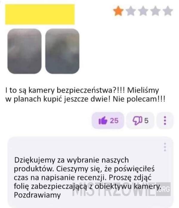 Kiepska opinia –  