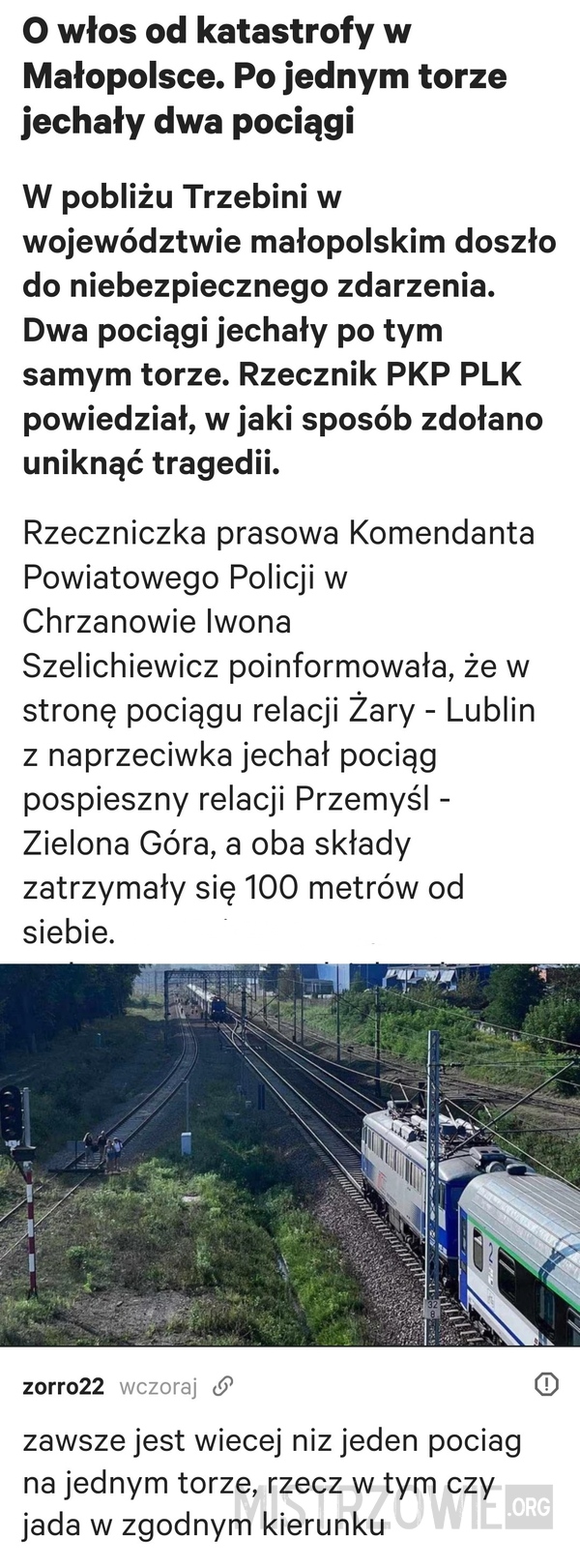 O włos... –  