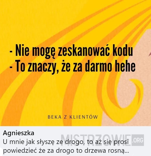 Beka z klientów –  