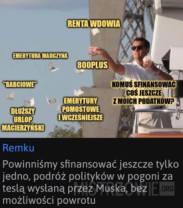 Łatwo się wydaje czyjeś pieniądze –  