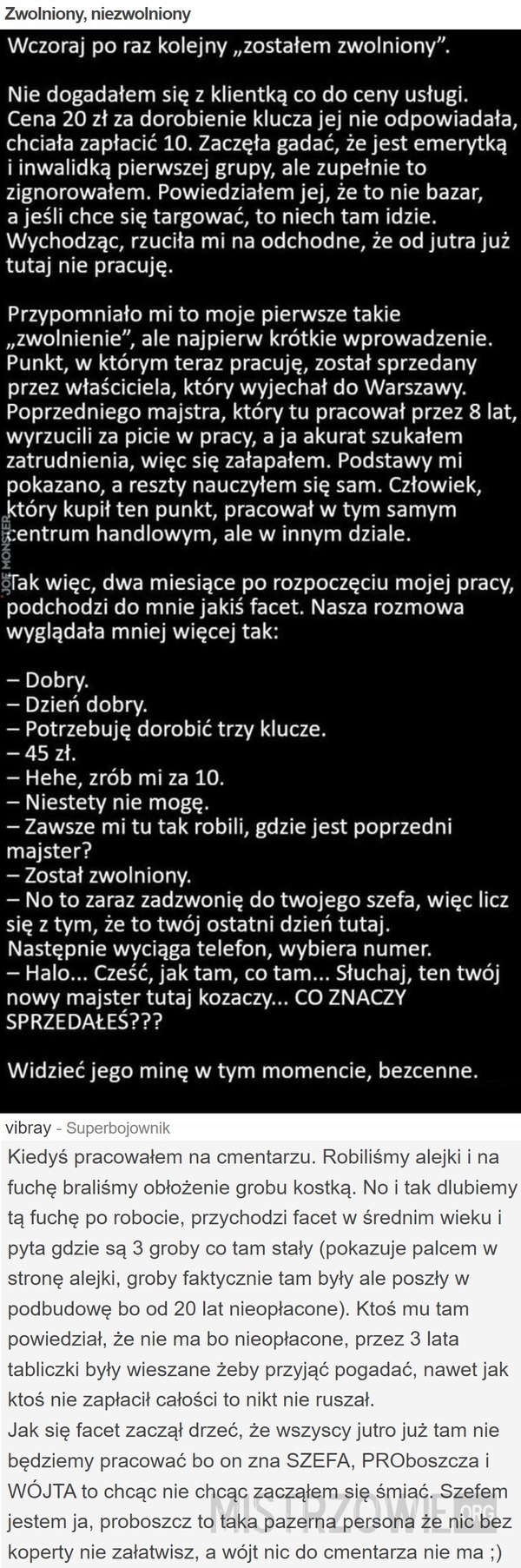 Zwolniony, niezwolniony –  